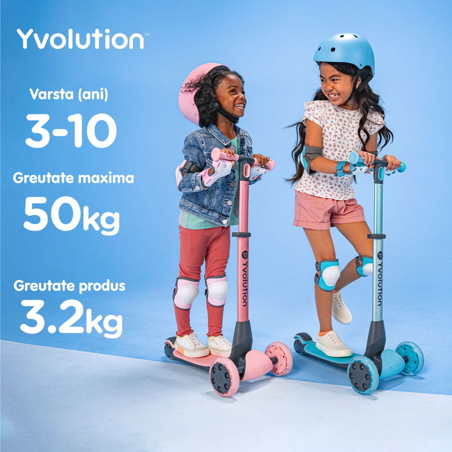 Trotineta Yvolution Y Glider Nua Blue fotografia produsului View 7 L