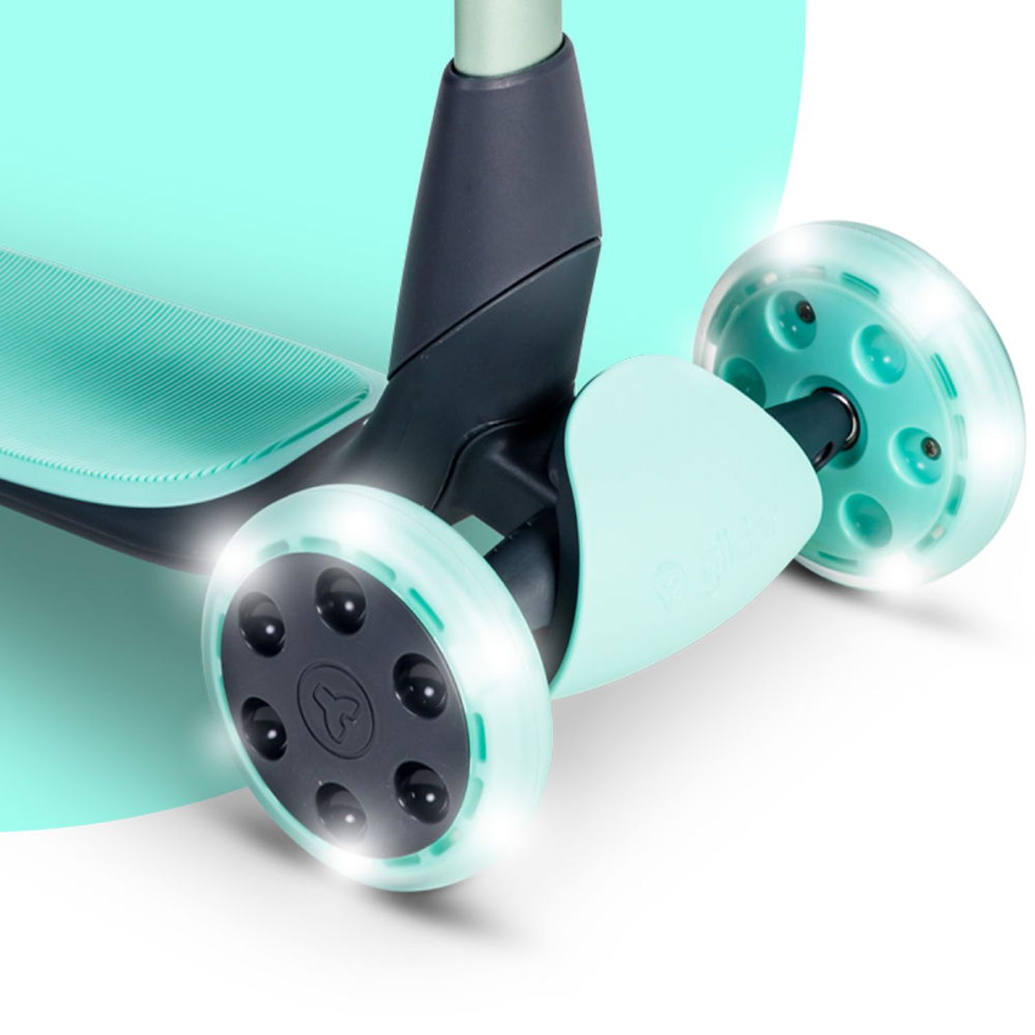Trotineta Yvolution Y Glider Nua Green fotografia produsului View 4 L