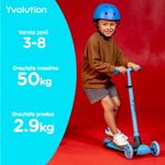 Trotineta cu 3 roti Yvolution Y Glider Kiwi Blue fotografia produsului View 6 S