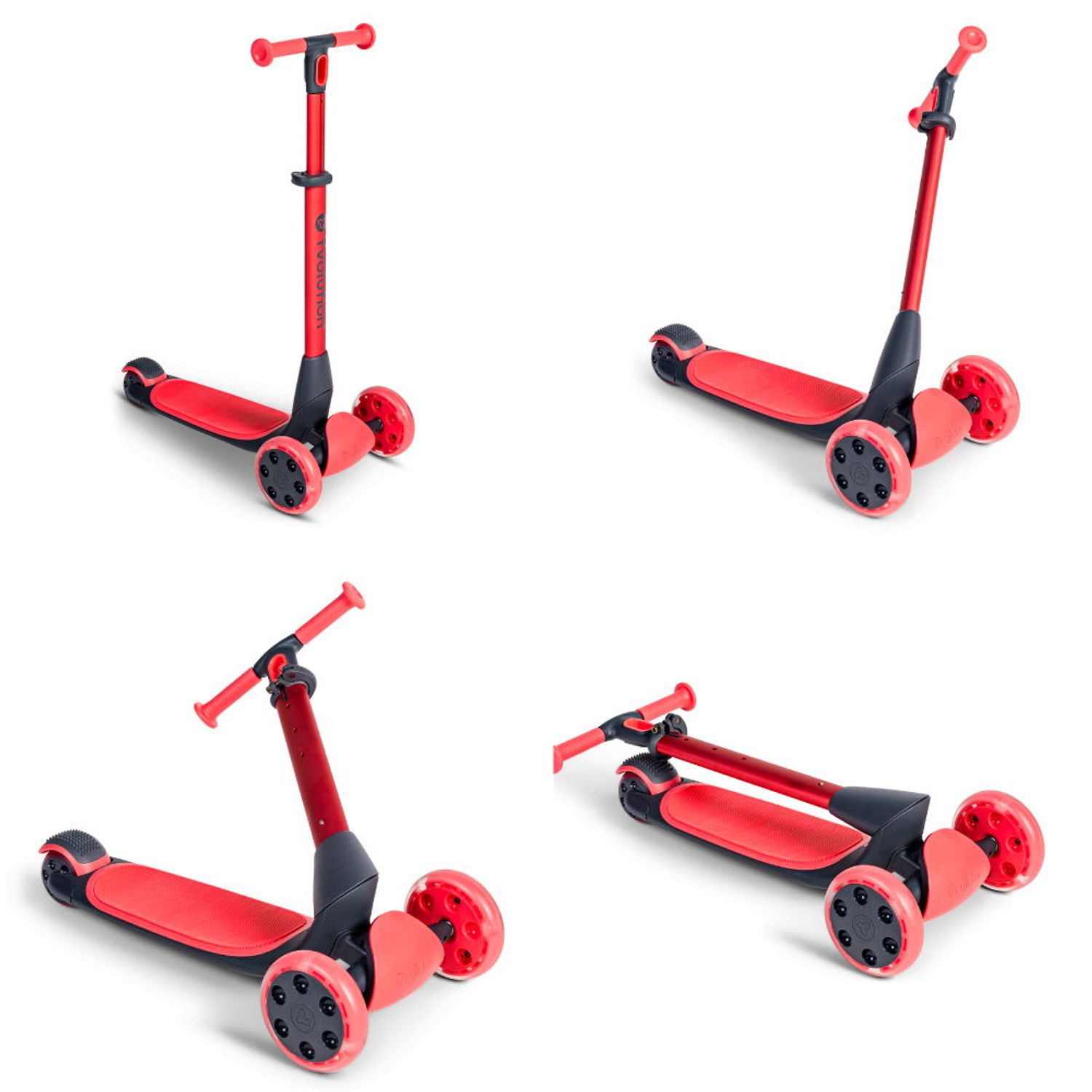 Trotineta 5-in-1 Yvolution Y Glider Luna Red fotografia produsului View 3 L