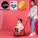 Trotineta 5-in-1 Yvolution Y Glider Luna Red fotografia produsului View 7 S