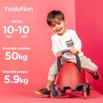 Trotineta 5-in-1 Yvolution Y Glider Luna Red fotografia produsului View 6 S