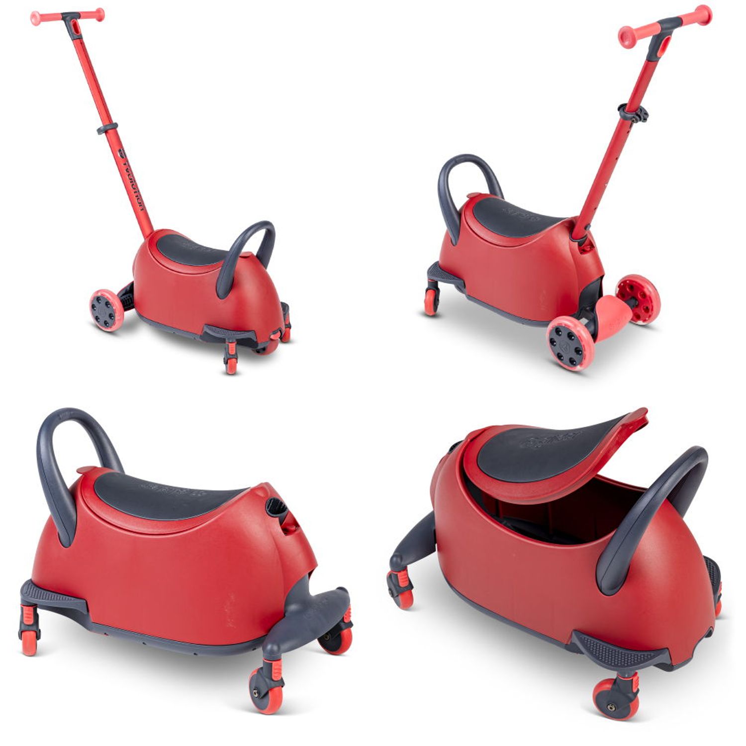 Trotineta 5-in-1 Yvolution Y Glider Luna Red fotografia produsului View 2 L