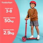 Trotineta cu 3 roti Yvolution Y Glider Kiwi Red fotografia produsului View 6 S