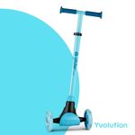 Trotineta cu 3 roti Yvolution Y Glider Kiwi Blue fotografia produsului View 3 S