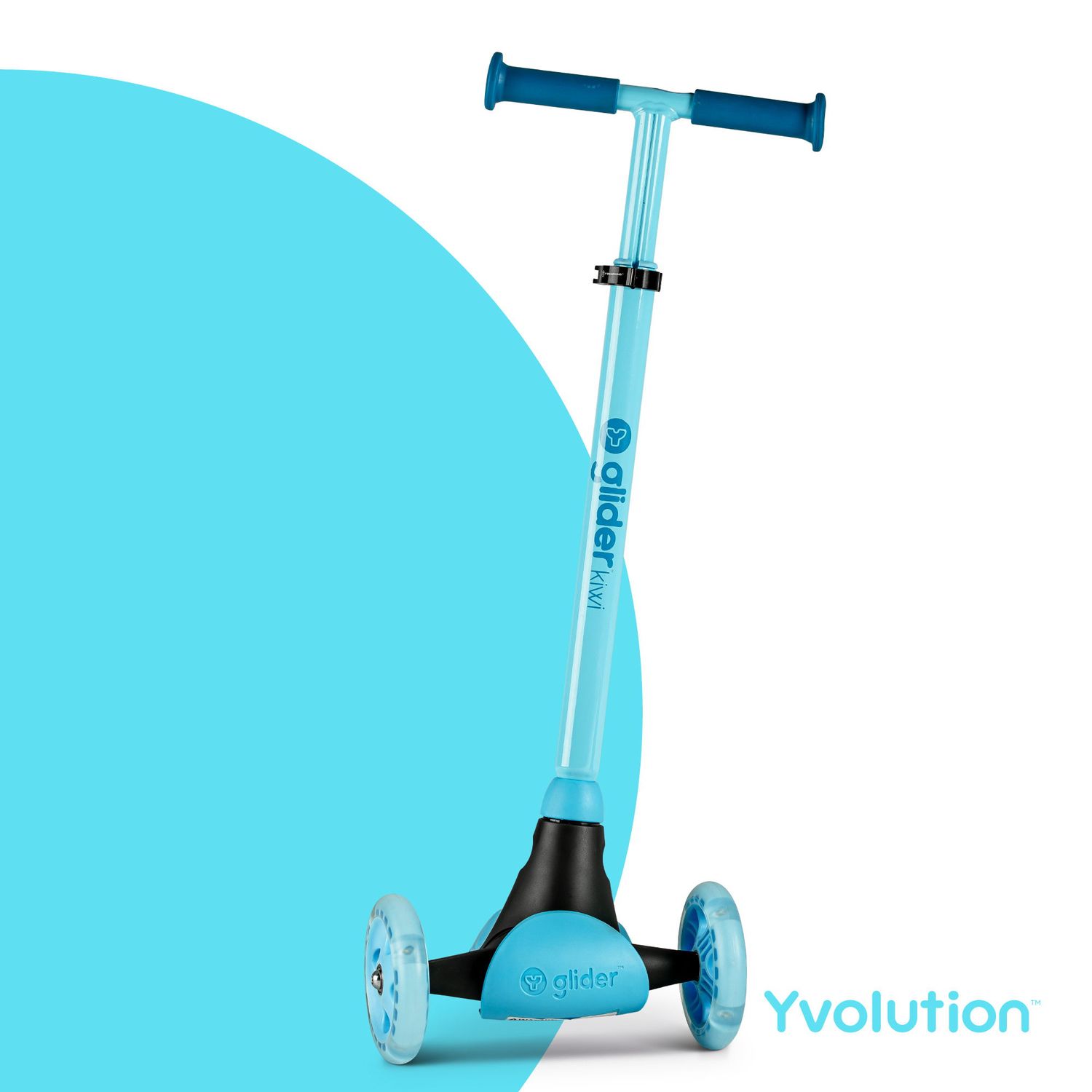 Trotineta cu 3 roti Yvolution Y Glider Kiwi Blue fotografia produsului View 3 L