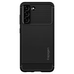 Protectie Spate Spigen Rugged Armor pentru Samsung Galaxy S21 FE (Negru) fotografia produsului