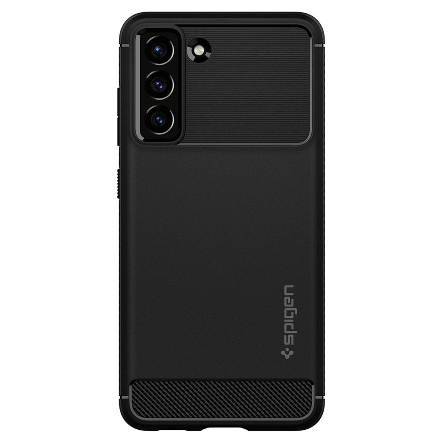 Protectie Spate Spigen Rugged Armor pentru Samsung Galaxy S21 FE (Negru) fotografia produsului