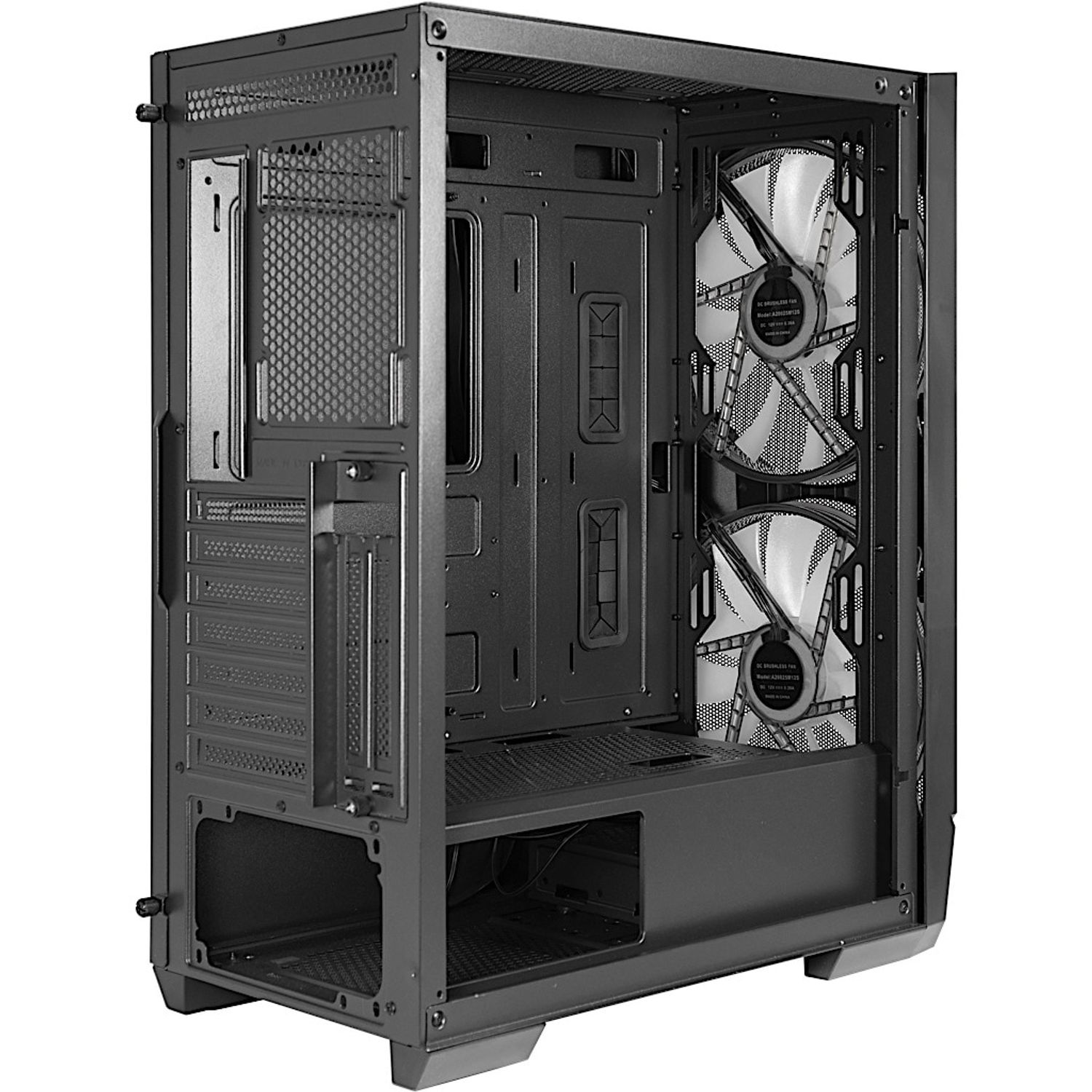 Carcasa Inter-Tech Airstream IT-3503 ARGB (Negru) fotografia produsului View 8 L