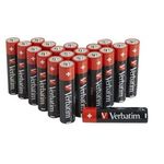 Baterii Alkaline Verbatim 49877, AA, 20 buc fotografia produsului