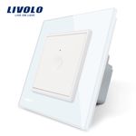 Intrerupator simplu cu touch Livolo din sticla, Serie noua fotografia produsului
