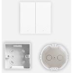 Intrerupator inteligent Aqara Smart Wall Switch H1 (With Neutral &ndash; cu Nul, Double Rocker) fotografia produsului View 5 S