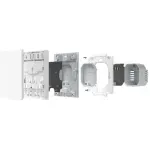 Intrerupator inteligent Aqara Smart Wall Switch H1 (With Neutral &ndash; cu Nul, Double Rocker) fotografia produsului View 4 S