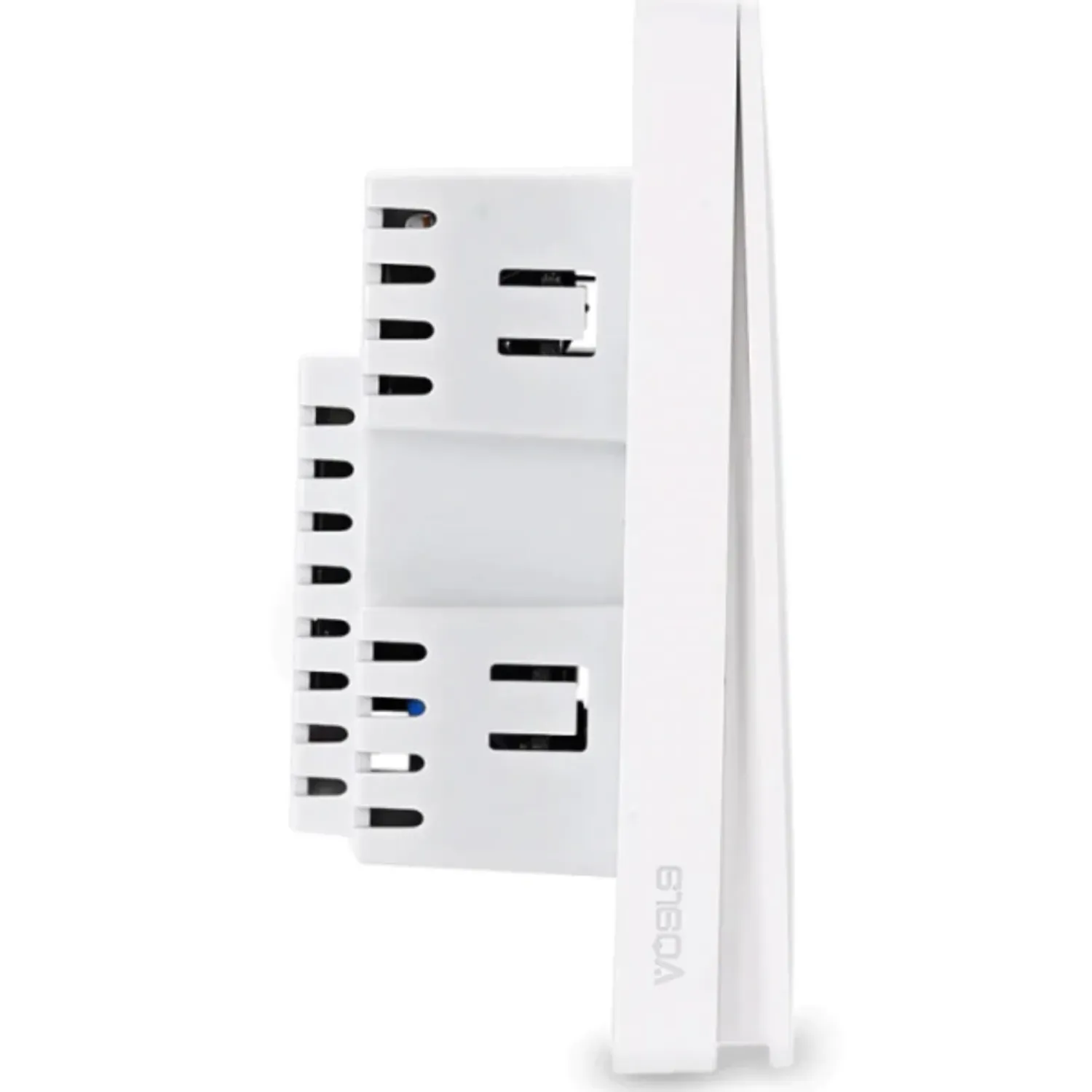 Intrerupator inteligent ingropat AQARA Smart Wall Switch EU, fara nul, 2 butoane fotografia produsului View 4 L