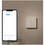 Intrerupator inteligent Aqara Smart Wall Switch H1 (With Neutral &ndash; cu Nul, Double Rocker) fotografia produsului View 6 S