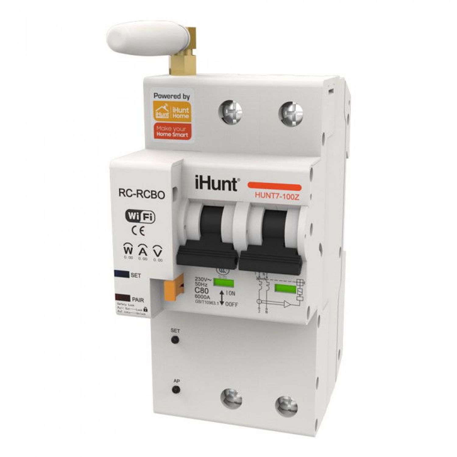 Siguranta automata inteligenta cu contorizare iHunt 2P 32A fotografia produsului View 2 L