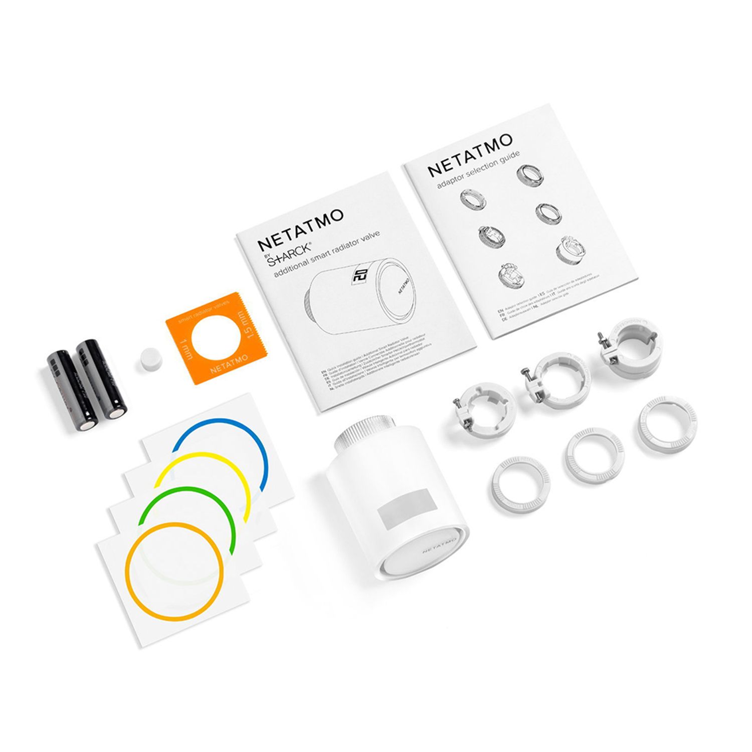 Cap termostat Netatmo, Wi-Fi, Control aplicatie, Programare, 4 Culori interschimbabile fotografia produsului View 7 L
