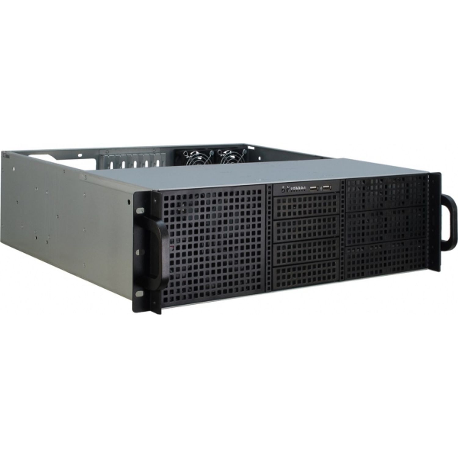 Carcasa Server Inter-TechIPC 3U-30240, 3U, fara sursa fotografia produsului View 2 L