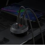 Modulator FM Mcdodo CC-6880, Dual USB, display, 3.1 A, bluetooth 4.2 (Negru) fotografia produsului View 6 S