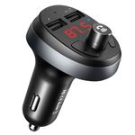Modulator FM Mcdodo CC-6880, Dual USB, display, 3.1 A, bluetooth 4.2 (Negru) fotografia produsului