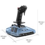 Joystick Thrustmaster TCA Sidestick X Airbus Edition pentru Xbox, PC (Negru/Albastru) fotografia produsului View 7 S