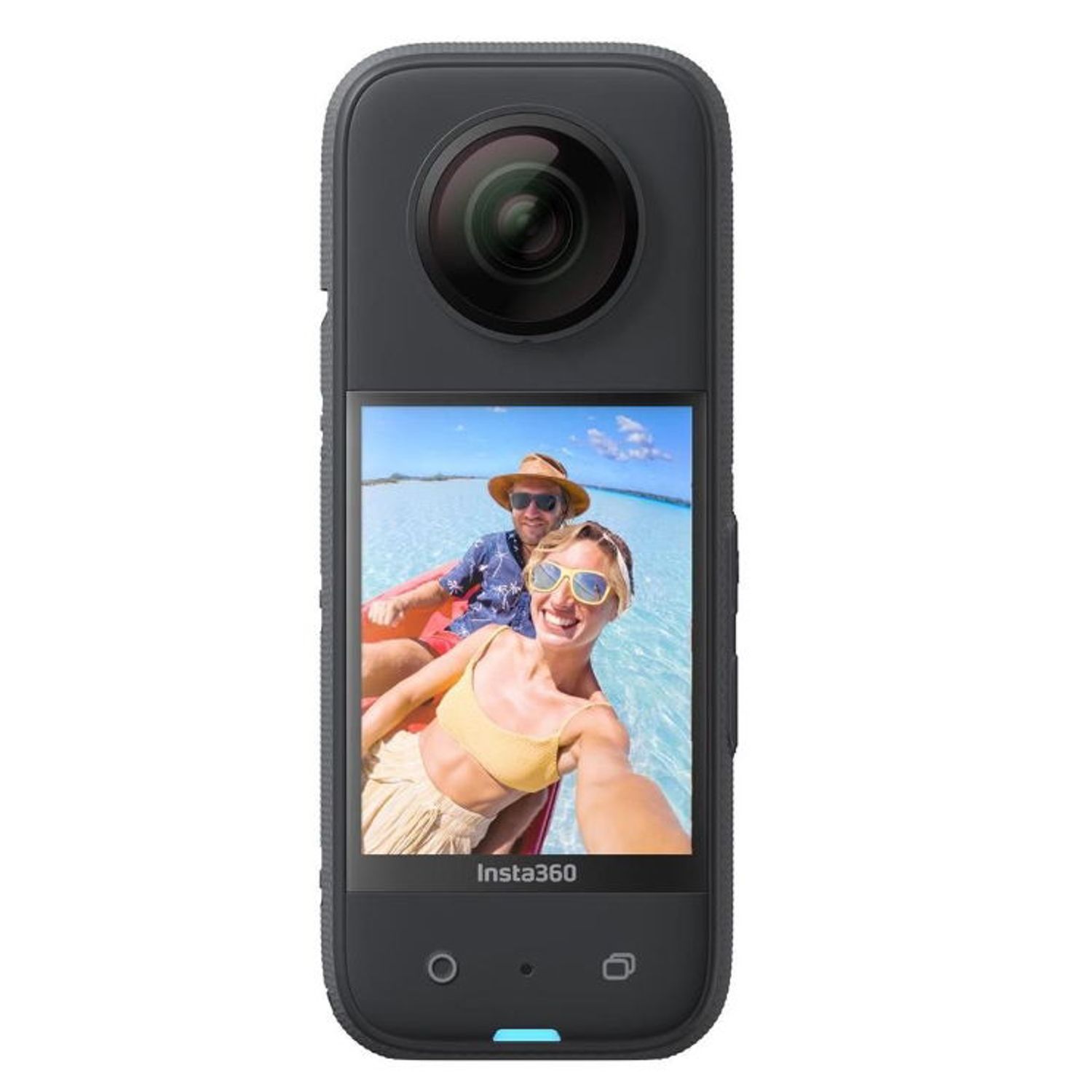 Camera Video de Actiune Insta360 X3, 5.7K, 360&deg;, Bluetooth, Waterproof, Microfon (Negru) fotografia produsului View 4 L