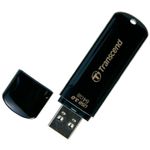 Stick USB Transcend JetFlash 700, 64GB, USB 3.0 (Negru) fotografia produsului
