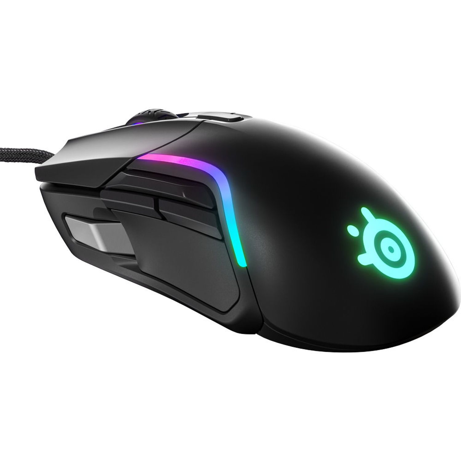 Mouse Gaming SteelSeries Rival 5, USB, iluminare RGB (Negru) fotografia produsului View 5 L