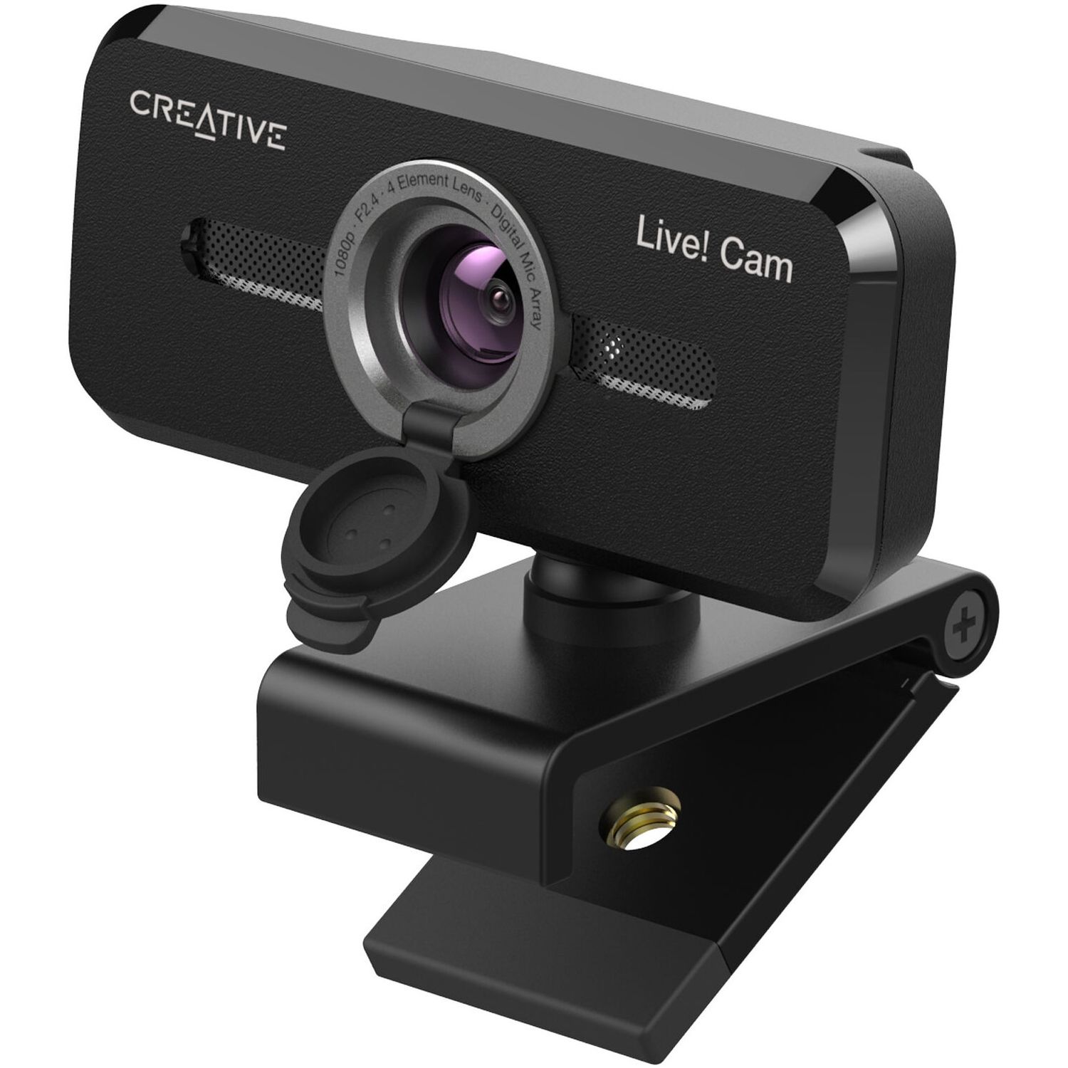 Camere web CREATIVE LIVE! CAM SYNC V2 1080P, Auto Mute si Noise Cancellation, 2 microfoane fotografia produsului
