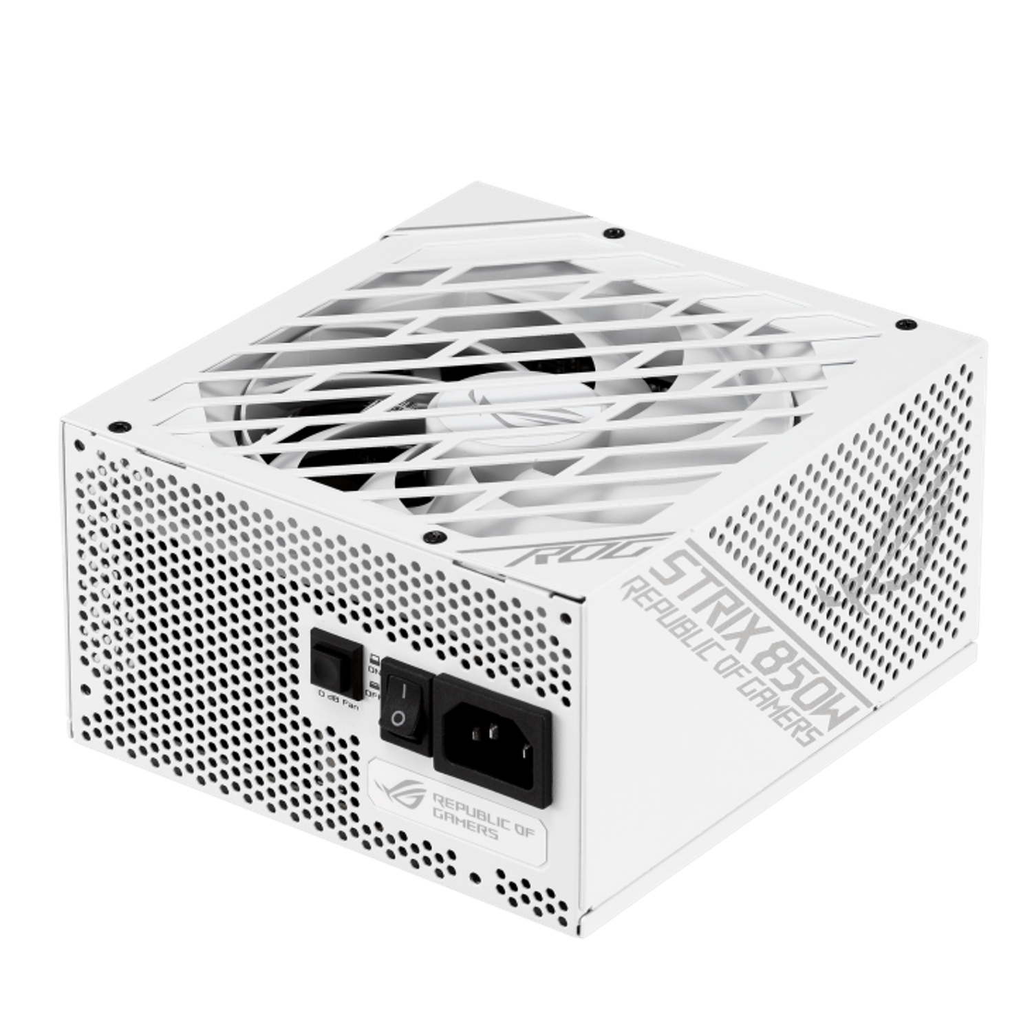 Sursa ASUS ROG Strix, 850W, 80+ Gold, Full Modulara (Alb) fotografia produsului View 2 L