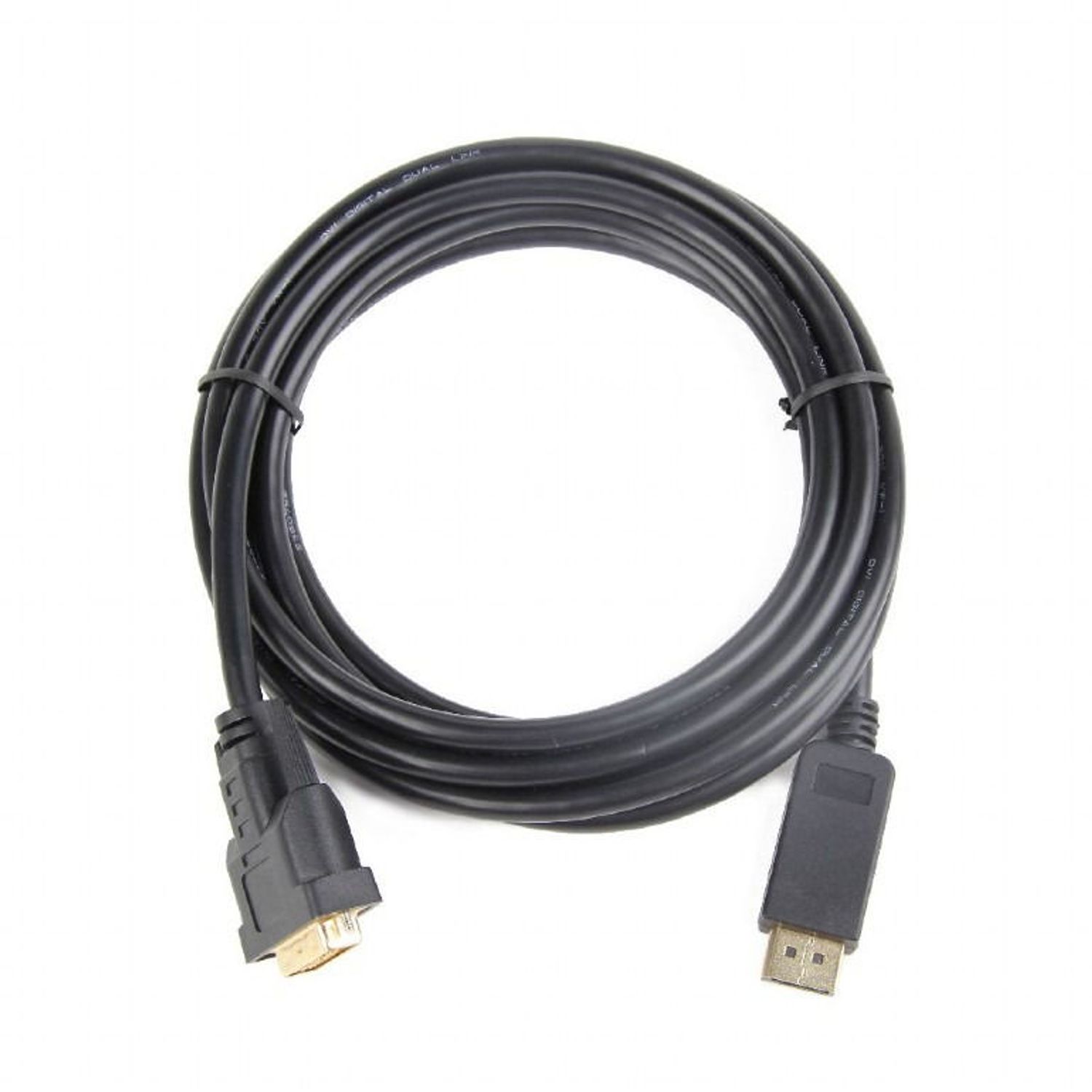 Cablu GEMBIRD CC-DPM-DVIM-6, DisplayPort - DVI-D DL, 1.8m, Full HD/60Hz (Negru) fotografia produsului View 2 L