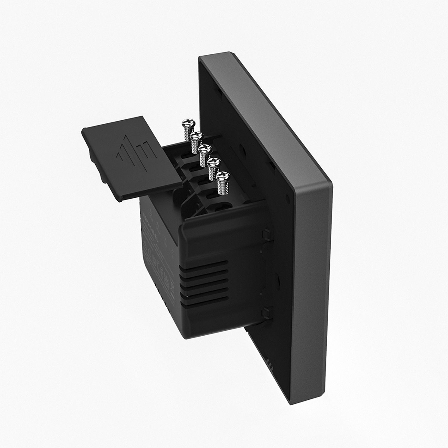 Intrerupator inteligent cu touch si functie termostat Sonoff NS Panel (Negru) fotografia produsului View 4 L