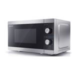Cuptor cu microunde Sharp YC-MS01-ES, 20L, 800W (Argintiu) fotografia produsului View 2 S