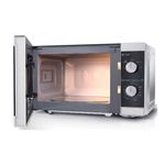 Cuptor cu microunde Sharp YC-MS01-ES, 20L, 800W (Argintiu) fotografia produsului View 3 S