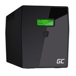 UPS Green Cell 1400W/2000VA Microsine, USB, RJ45, LCD, 2 x Schuko fotografia produsului