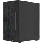 Carcasa Aerocool Trinity V2, Mini Tower, Tempered glass (Negru) fotografia produsului View 2 S