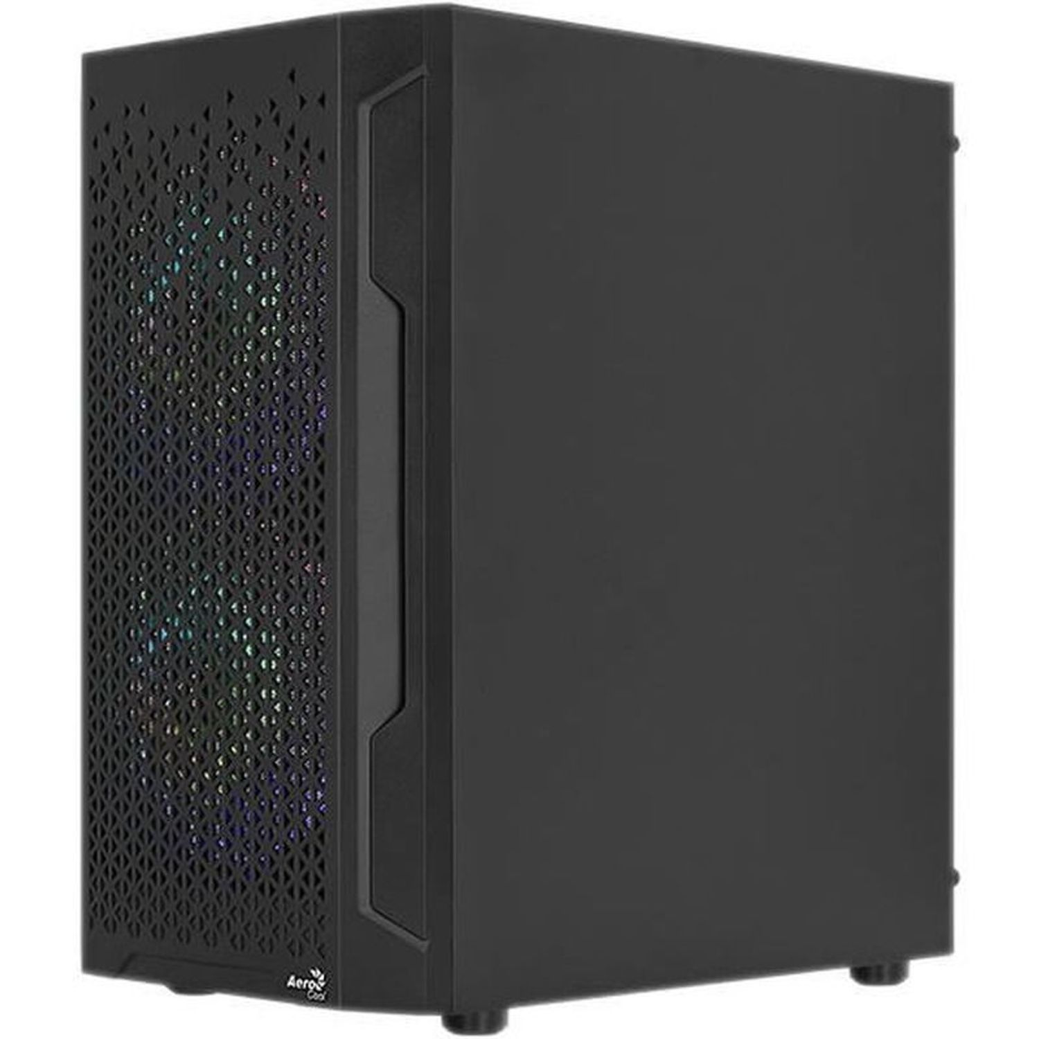 Carcasa Aerocool Trinity V2, Mini Tower, Tempered glass (Negru) fotografia produsului View 2 L