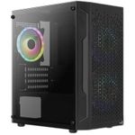Carcasa Aerocool Trinity V2, Mini Tower, Tempered glass (Negru) fotografia produsului