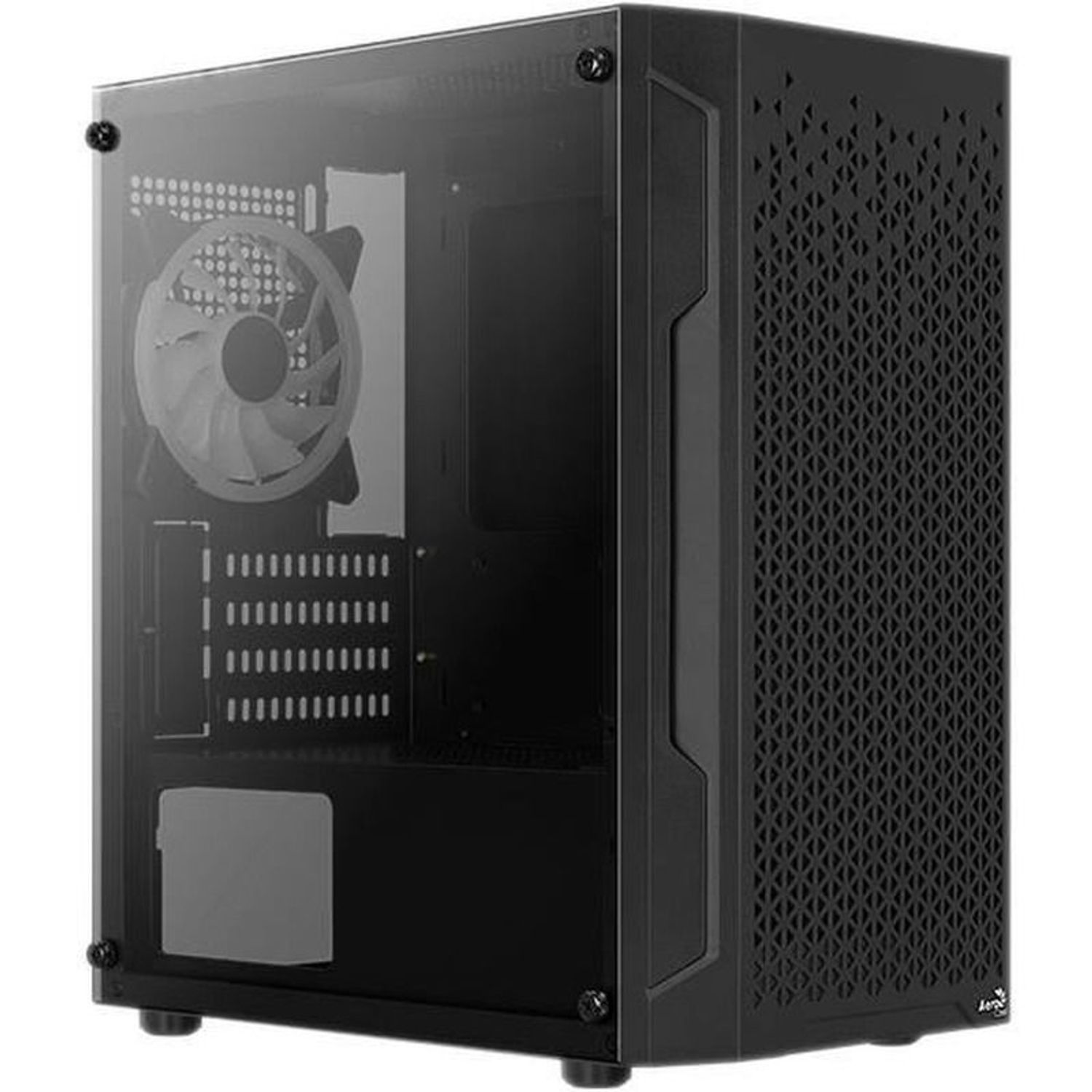 Carcasa Aerocool Trinity V2, Mini Tower, Tempered glass (Negru) fotografia produsului View 9 L