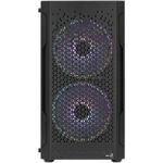 Carcasa Aerocool Trinity V2, Mini Tower, Tempered glass (Negru) fotografia produsului View 4 S