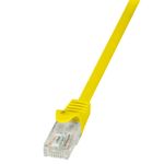 Cablu patchcord gembird, logilink, CAT6 U/UTP EconLine 1,50m galben fotografia produsului