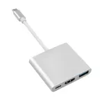 Adaptor Maclean MCTV-840, USB tip C la HDMI, USB 3.0 si USB tip C, 4K fotografia produsului