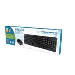 Kit Tastatura si Mouse ESPERANZA ARVADA (Negru) fotografia produsului View 4 S