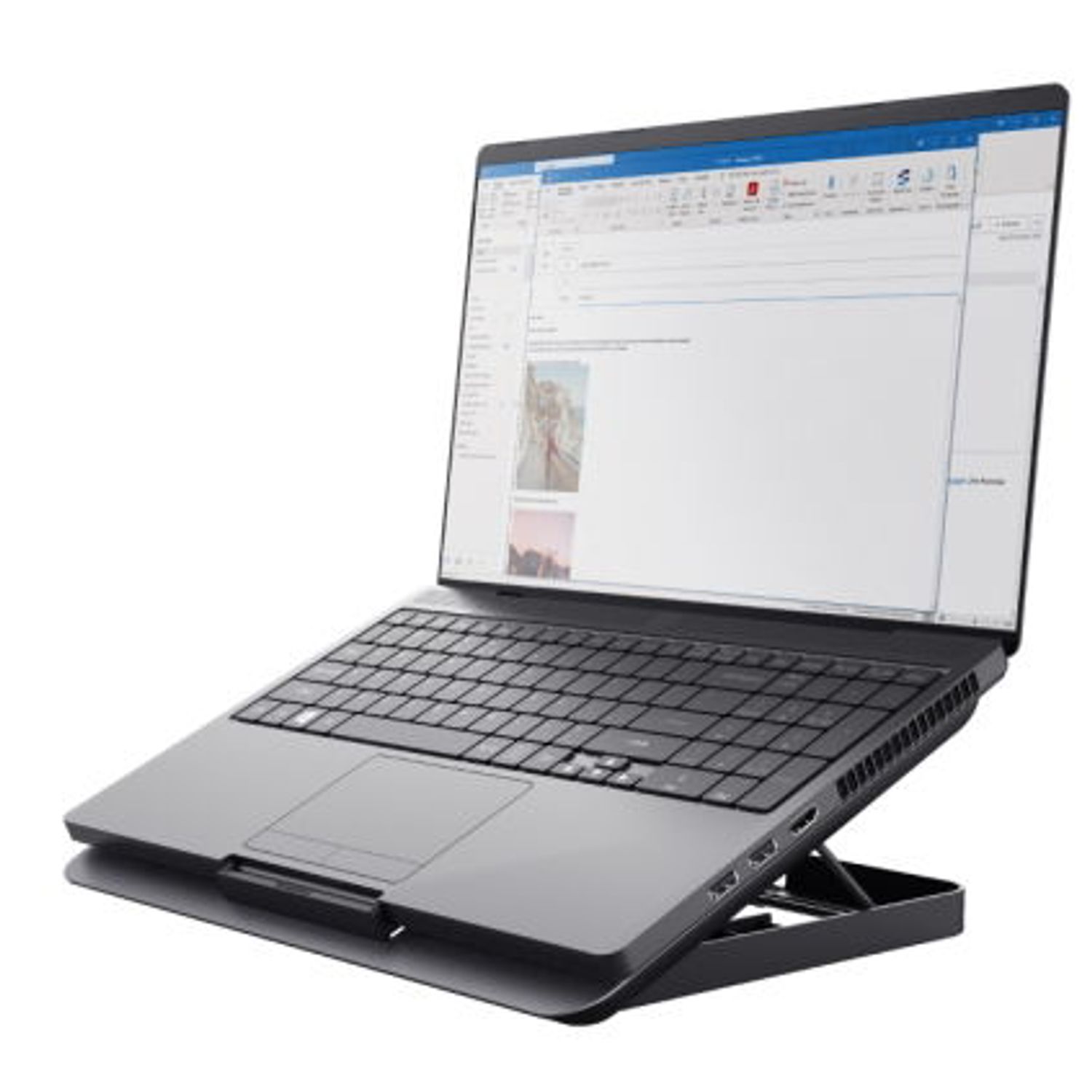 Cooler stand Trust Exto, 16" (Gri) fotografia produsului View 3 L