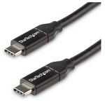 Cablu StarTech USB2C5C50CM, USB Type-C, 0.5m (Negru) fotografia produsului