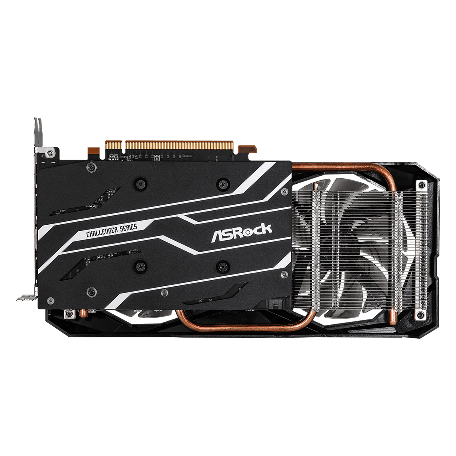 Placa video ASRock Radeon RX 6600 Challenger D 8GB GDDR6 128-bit fotografia produsului View 4 L