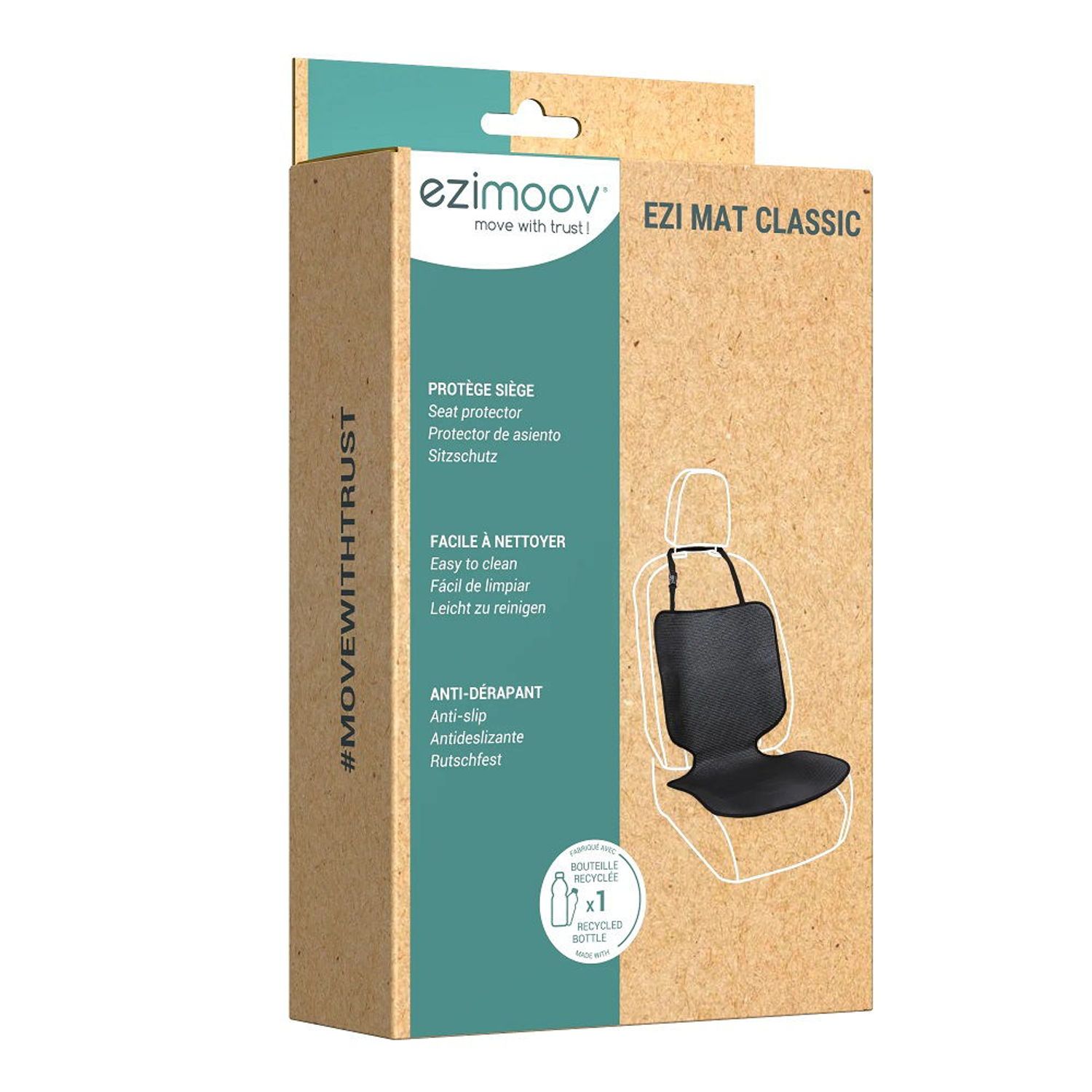 Protectie bancheta Ezimoov Classic EZ-1202, Eco friendly (Negru) fotografia produsului