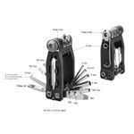 Set mini scule, Topeak, 16 functii, Ninja 16+ (Negru/Argintiu) fotografia produsului View 4 S