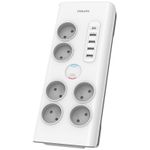 Prelungitor Philips SPN7060WA, 6 prize, USB (Alb) fotografia produsului