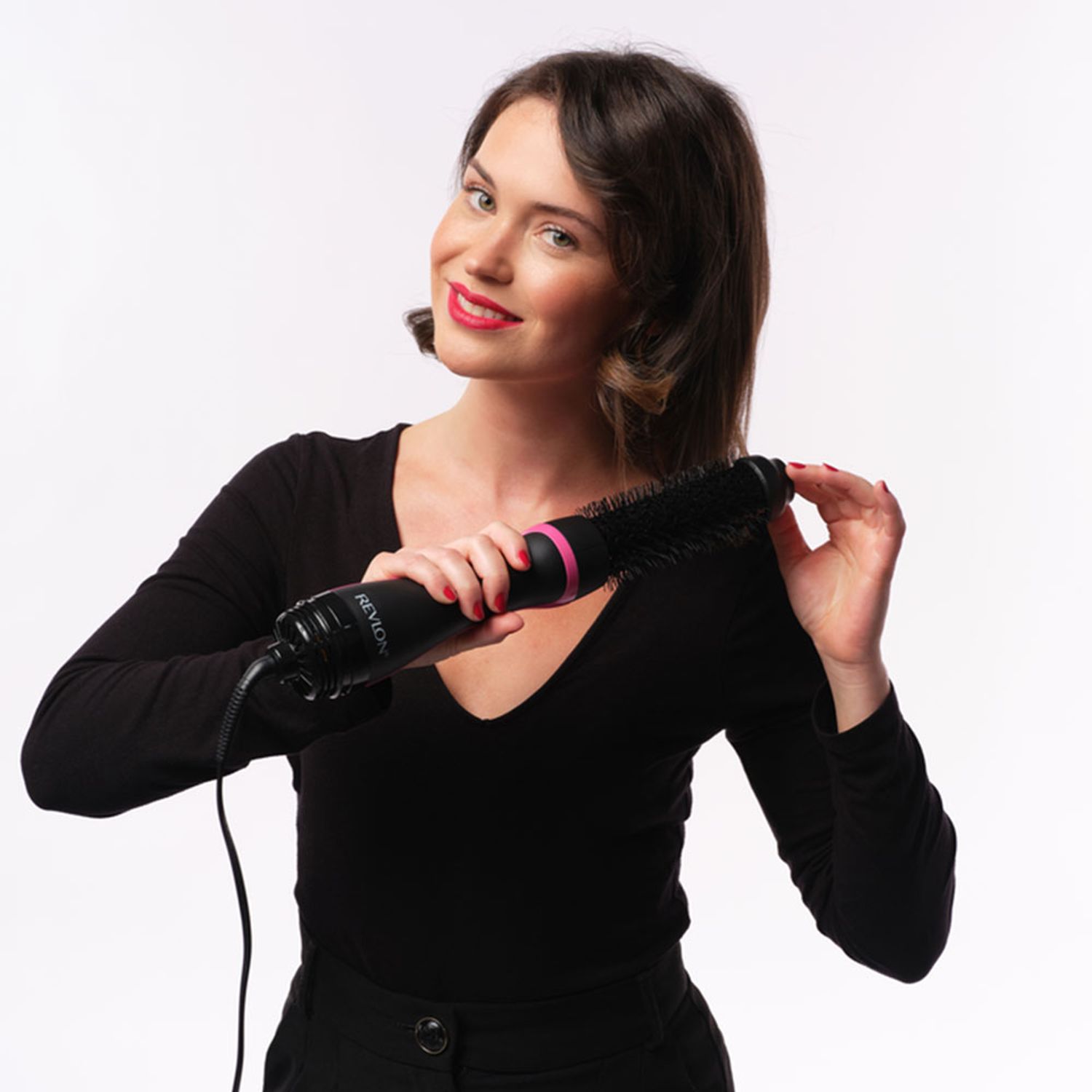 Perie ovala Revlon One-Step Round Brush Attachment RVDR5325 fotografia produsului View 5 L